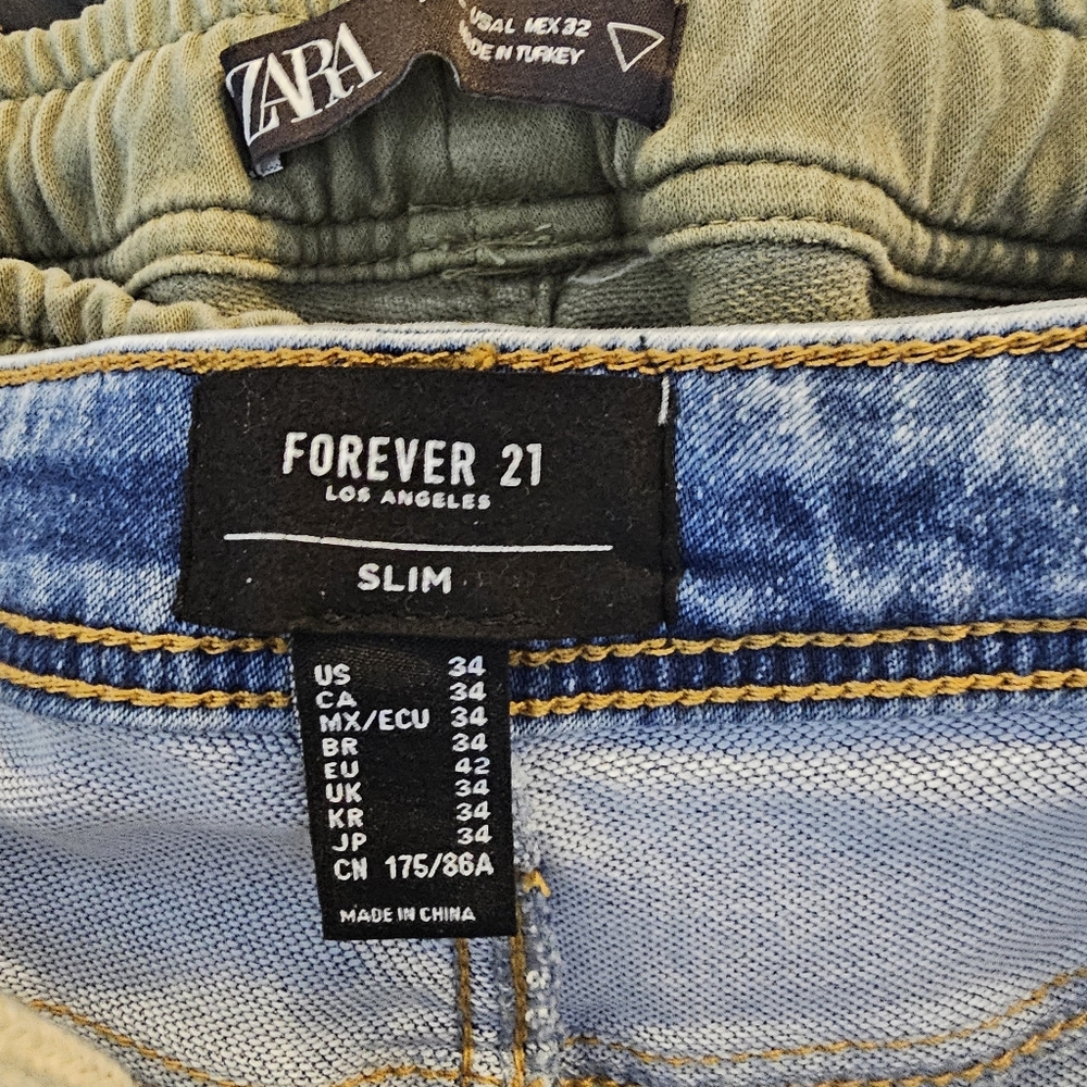 Bundle of Young Men's Pants Jeans sz Large - Picture 5 of 6